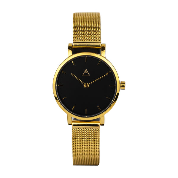 The Base 28 · Black / Gold / Gold Mesh
