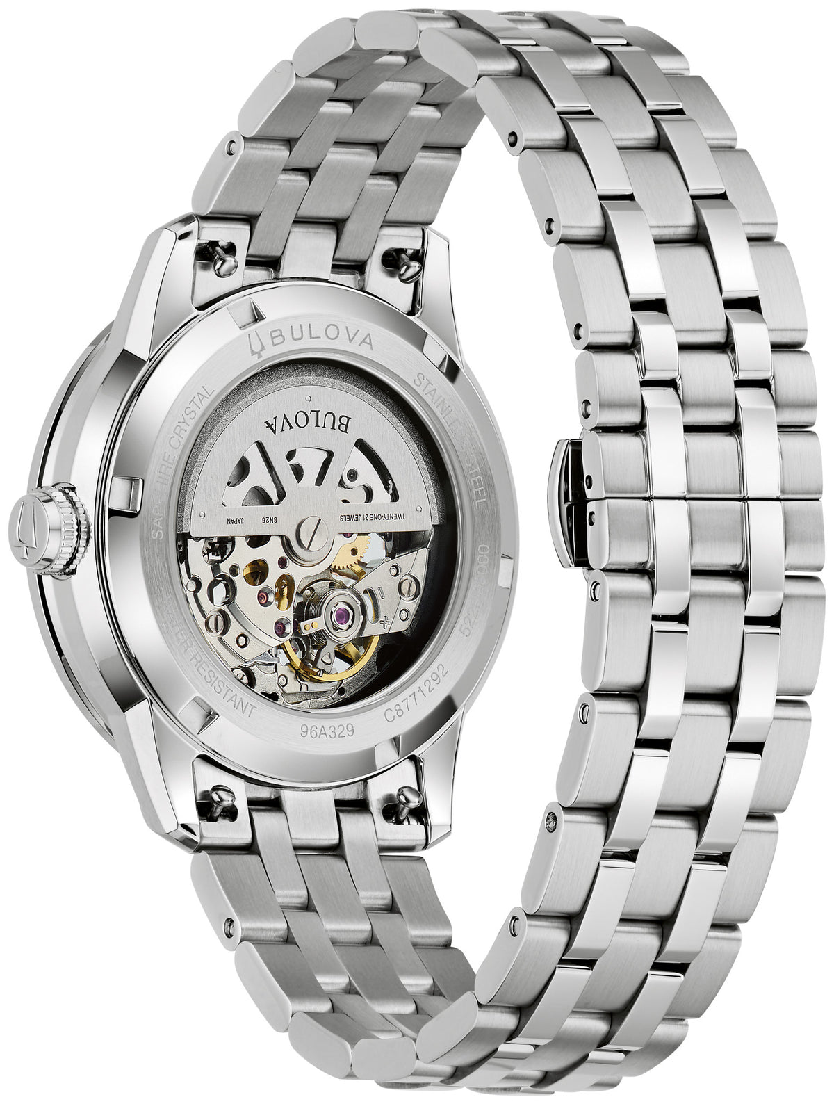 Bulova Sutton 96A329 — detail view — Bulova at MEDIUM