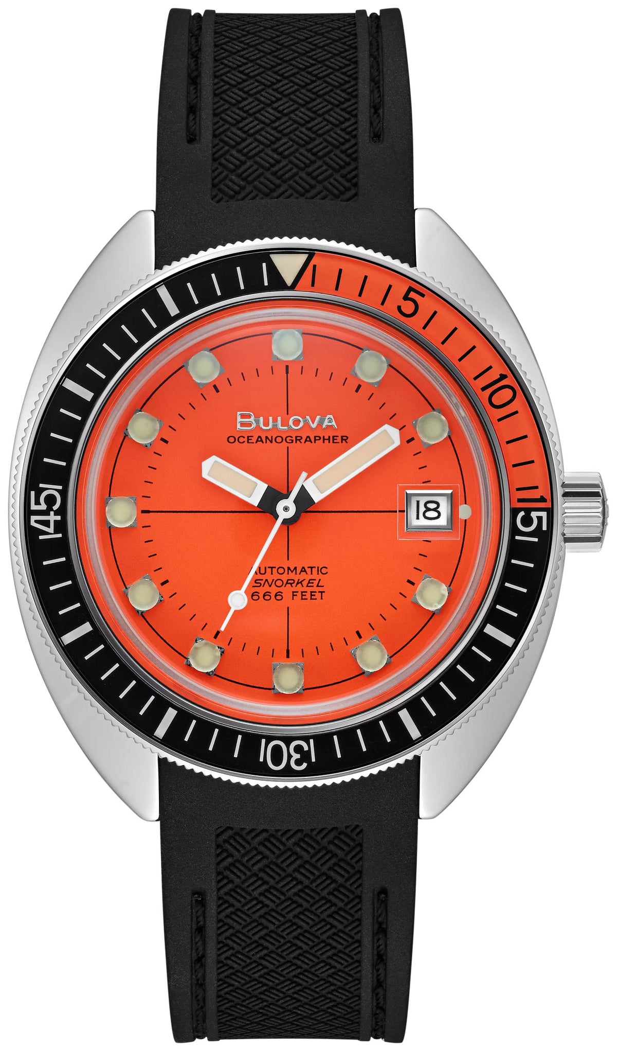 Bulova Oceanographer 96B350 — front — Bulova at MEDIUM