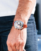 Bulova Shelby Racer Chronograph 96K118 — detail view — Bulova at MEDIUM