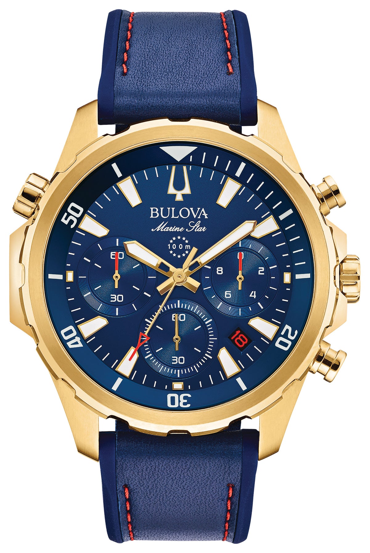 Bulova Marine Star 97B168 — front — Bulova at MEDIUM