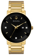 Bulova Futuro 97D116 gold-tone black dial diamonds — Bulova at MEDIUM