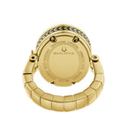 Bulova Art Deco (150th) 97L188 · Art Deco Ring Watch, ivory dial — detail view — Bulova at MEDIUM