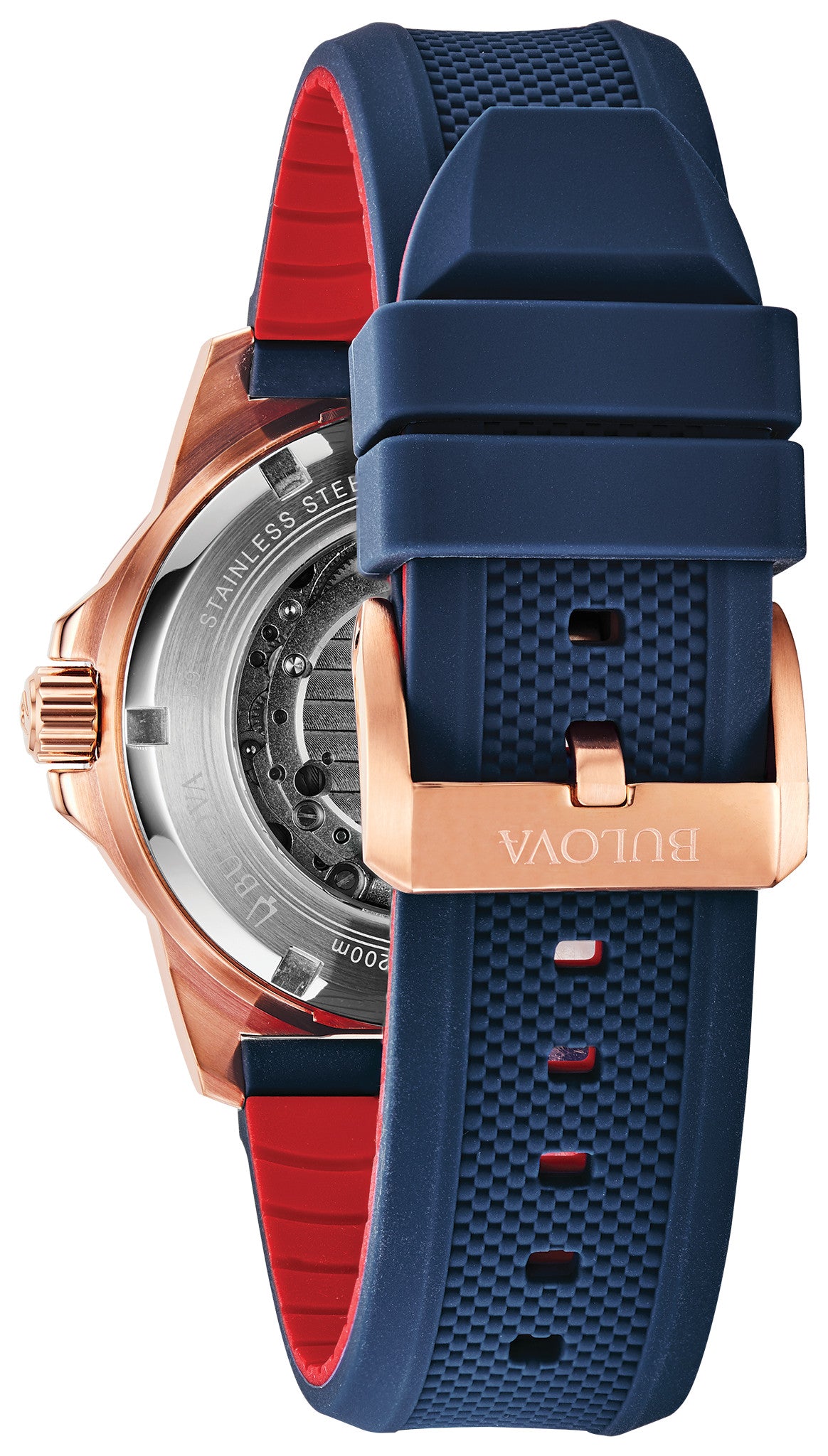 Bulova Marine Star 98A227 — detail view — Bulova at MEDIUM