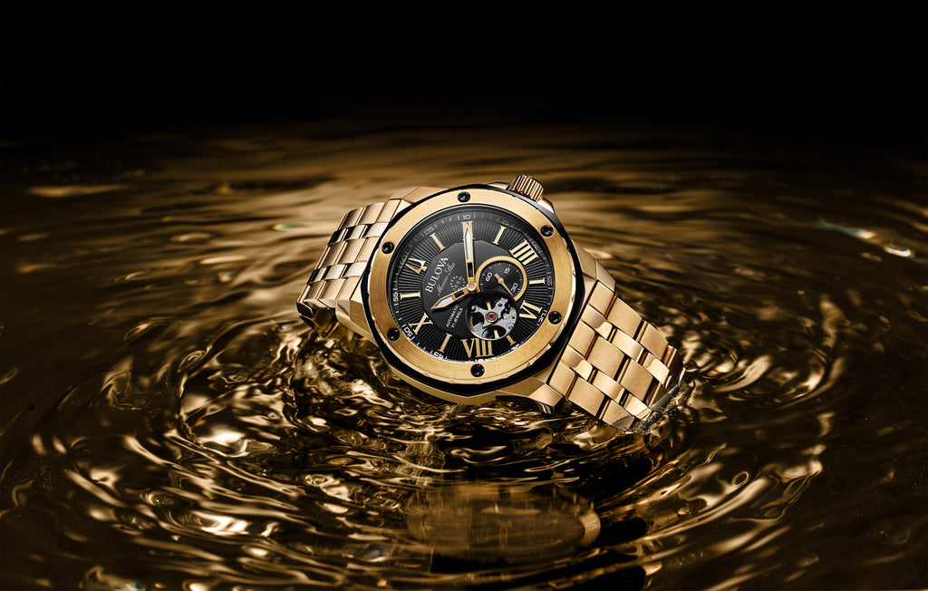 Bulova Marine Star 98A273 — detail view — Bulova at MEDIUM