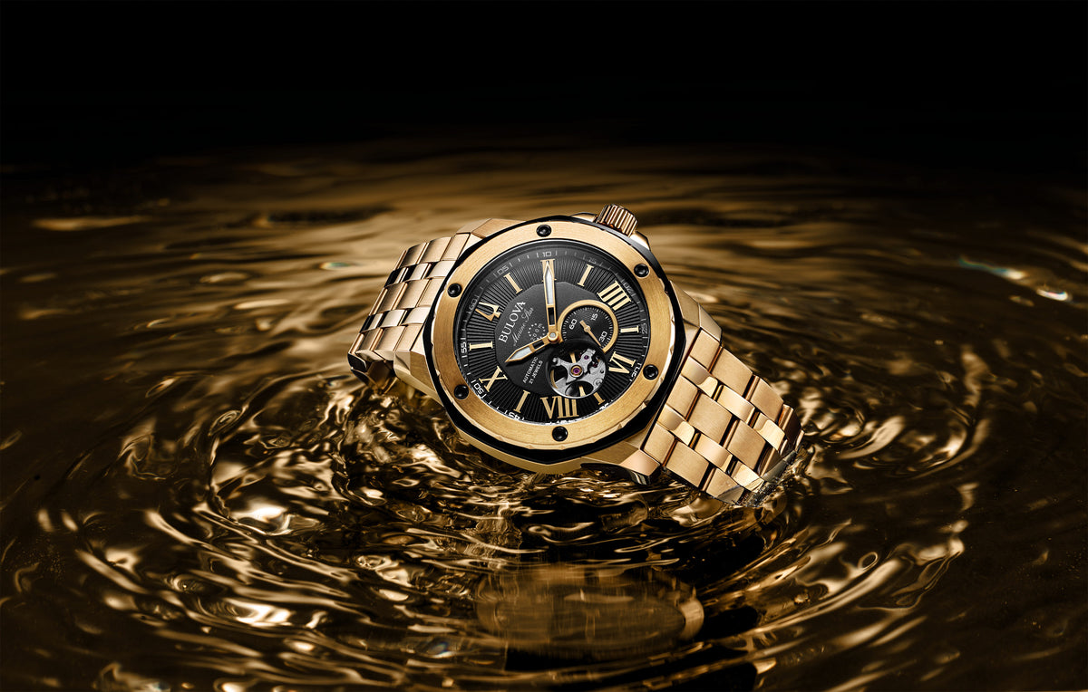 Bulova Marine Star 98A273 — detail view — Bulova at MEDIUM