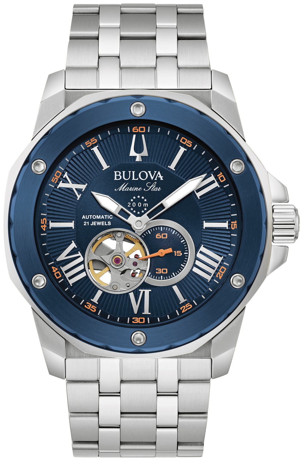 Bulova Marine Star 98A302 — front — Bulova at MEDIUM