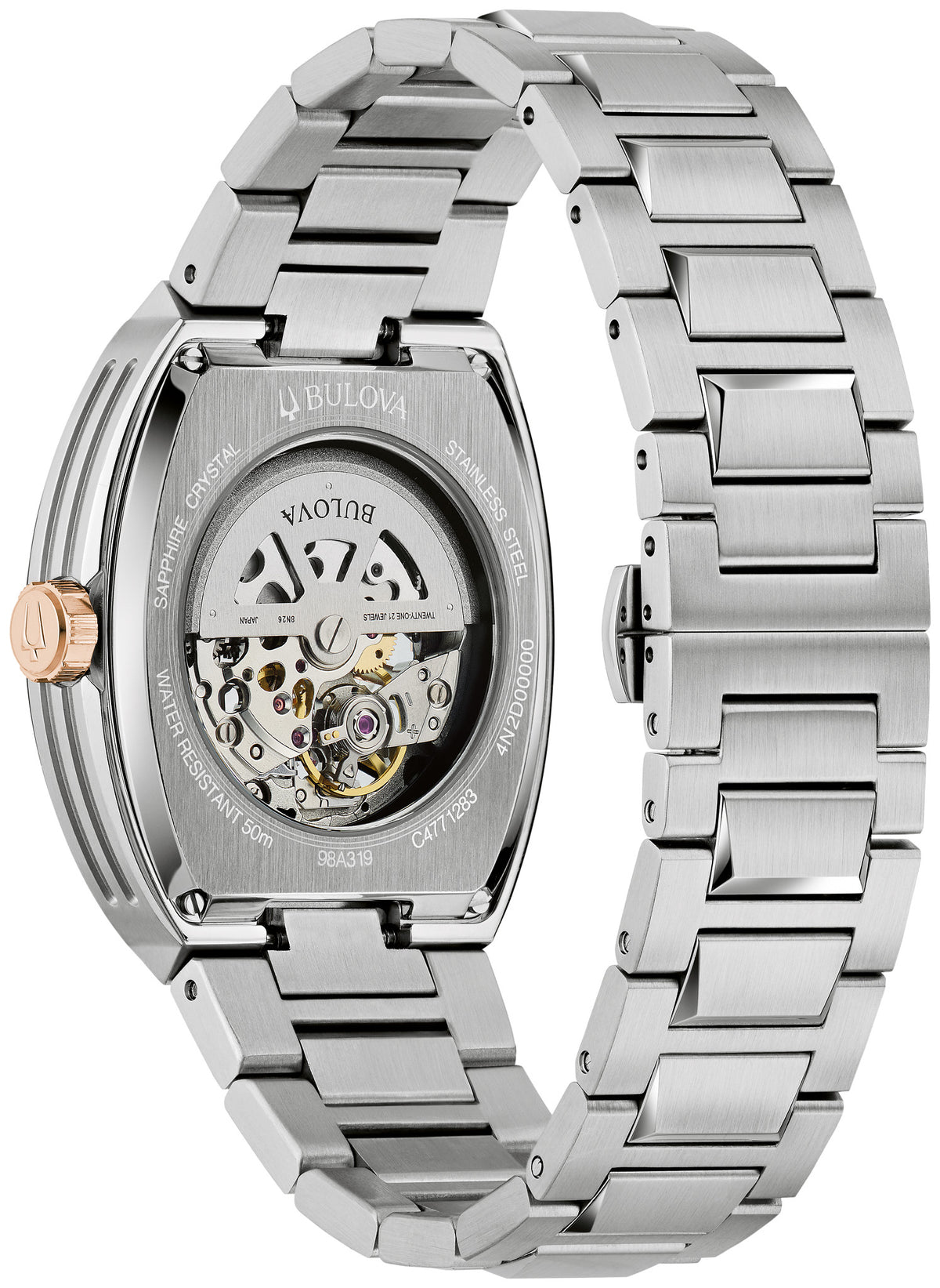 Bulova Maquina 98A319 — detail view — Bulova at MEDIUM