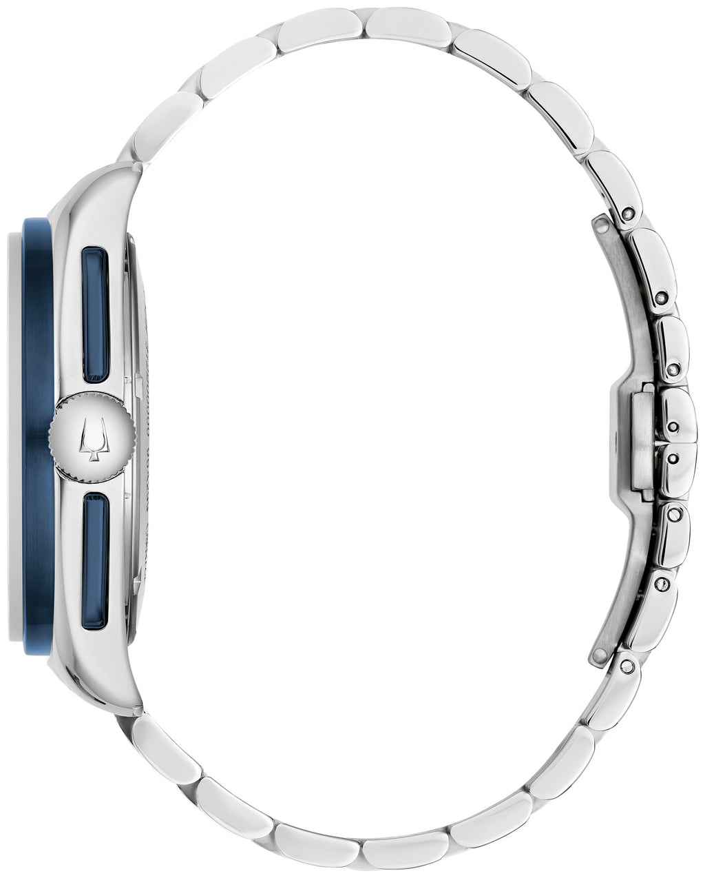 Bulova Lunar Pilot 98A329 · Timascus · Limited edition of 5,500; comes with an individually created art piece by Thiago — detail view — Bulova at MEDIUM