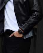Bulova Lunar Pilot 98A335 · Black Hole — detail view — Bulova at MEDIUM