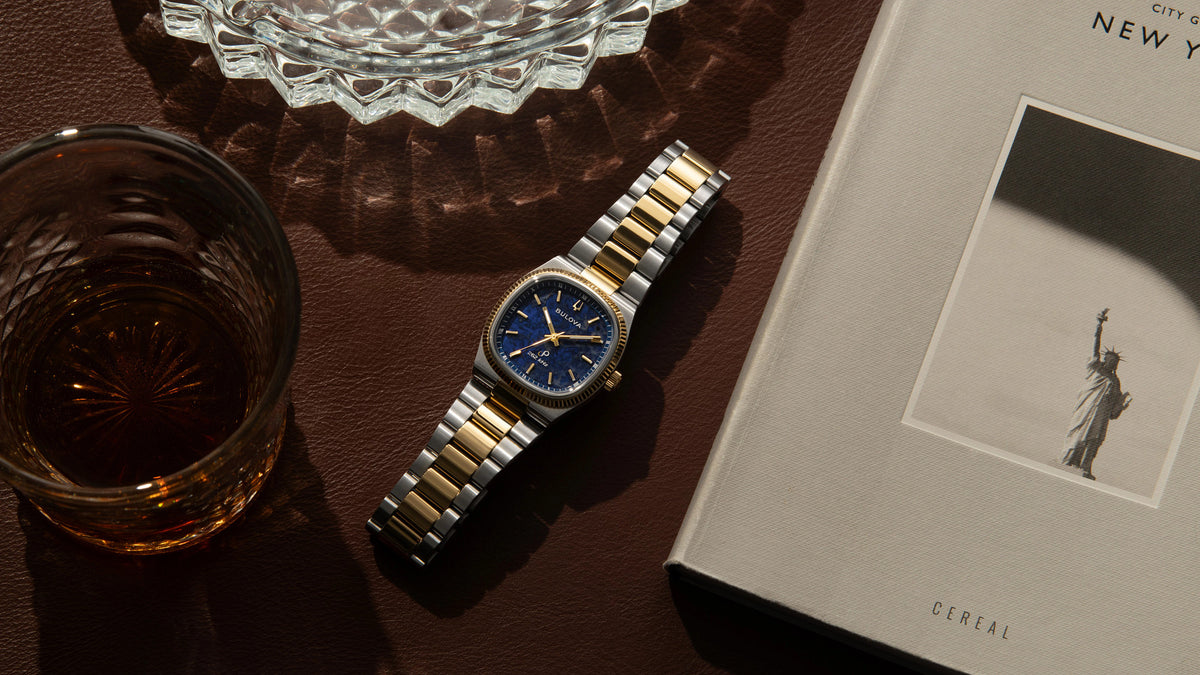 Bulova Super Seville 98A337 · Sodalite — view 6 — Bulova at MEDIUM