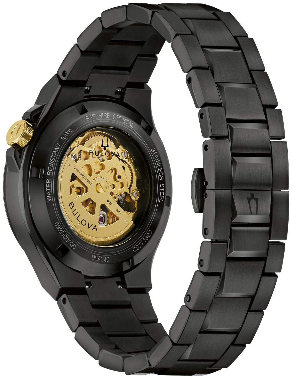 Bulova Maquina 98A340 — detail view — Bulova at MEDIUM