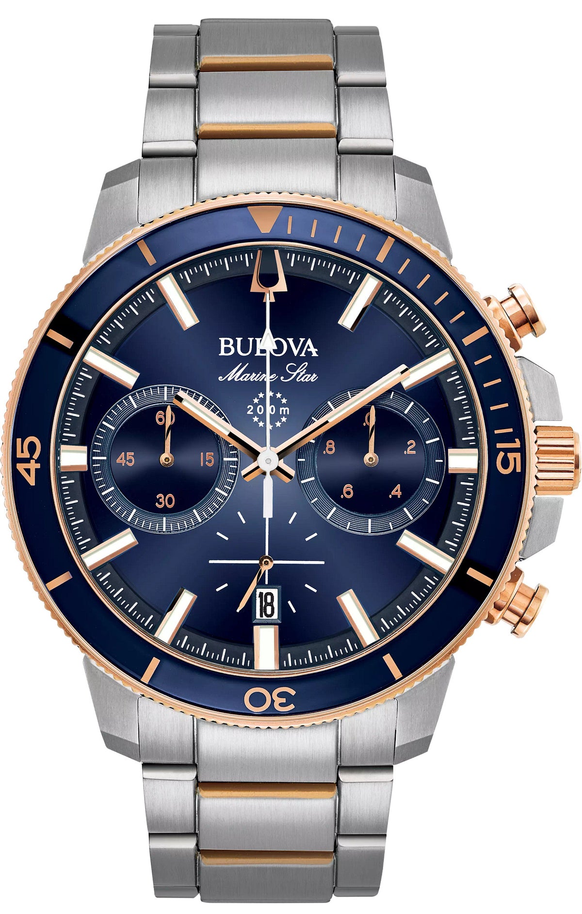 Bulova Marine Star 98B301 — front — Bulova at MEDIUM
