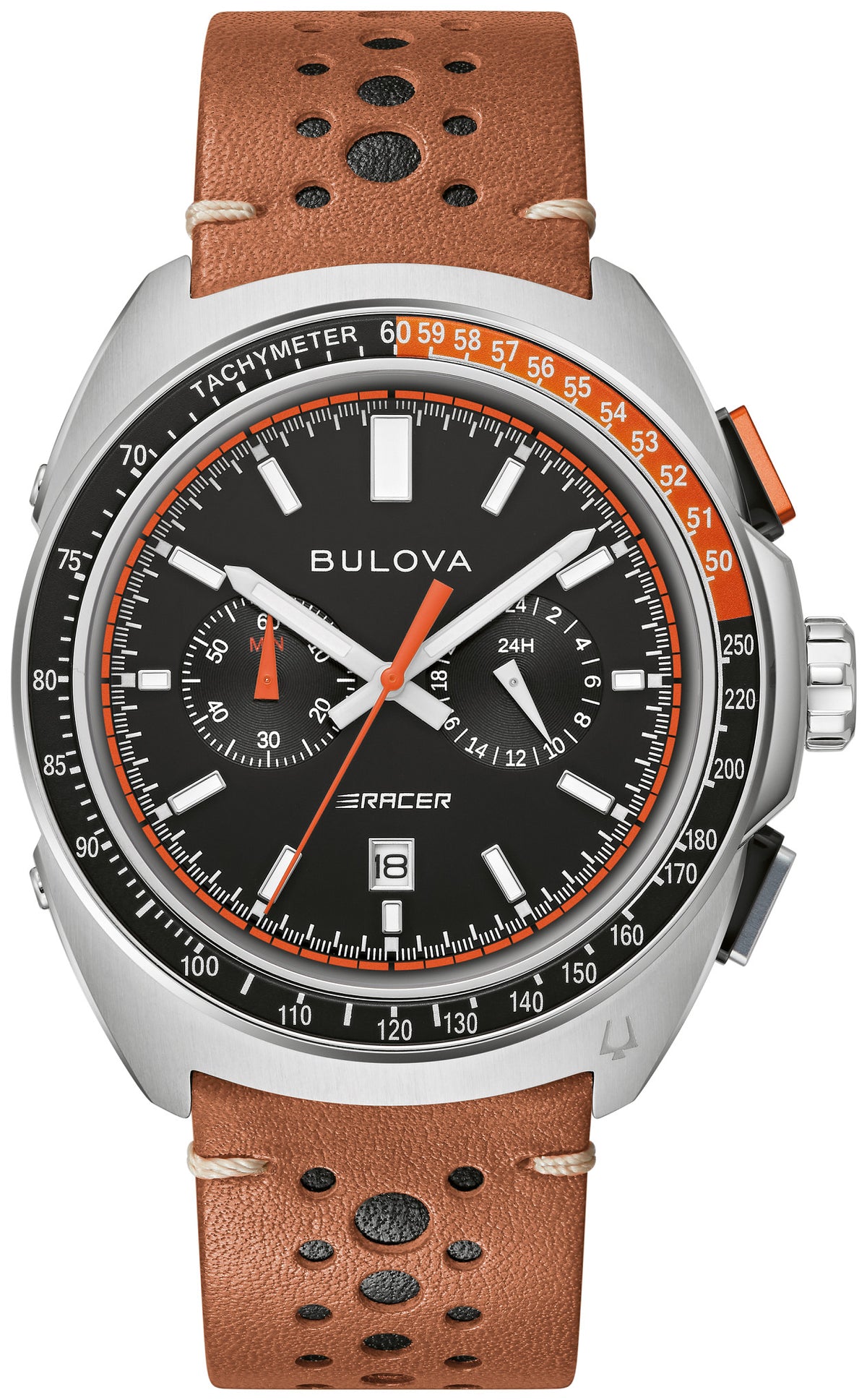 Bulova Racer Chronograph 98B427 — front — Bulova at MEDIUM