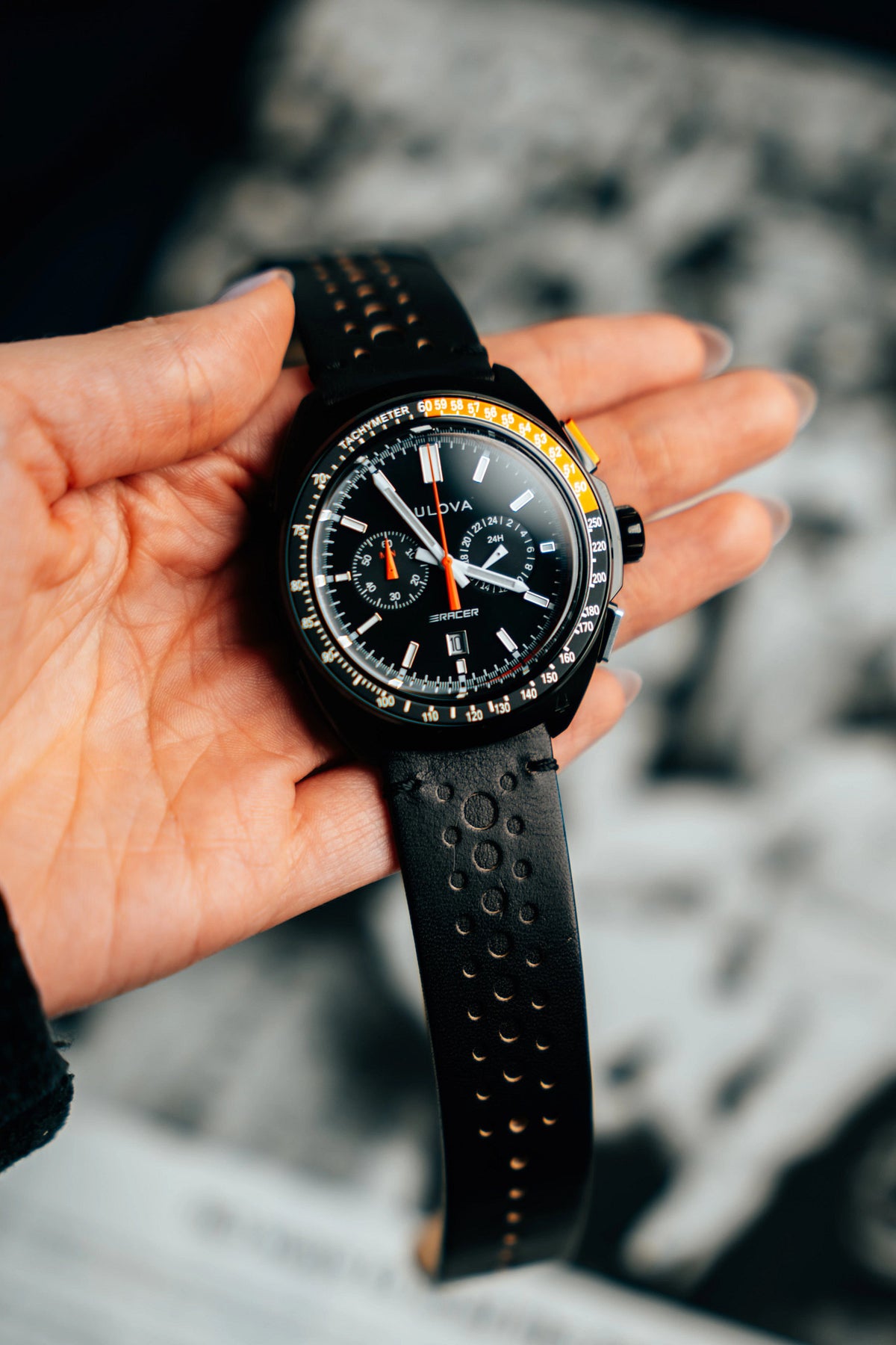 Bulova Racer Chronograph 98B428 — view 4 — Bulova at MEDIUM