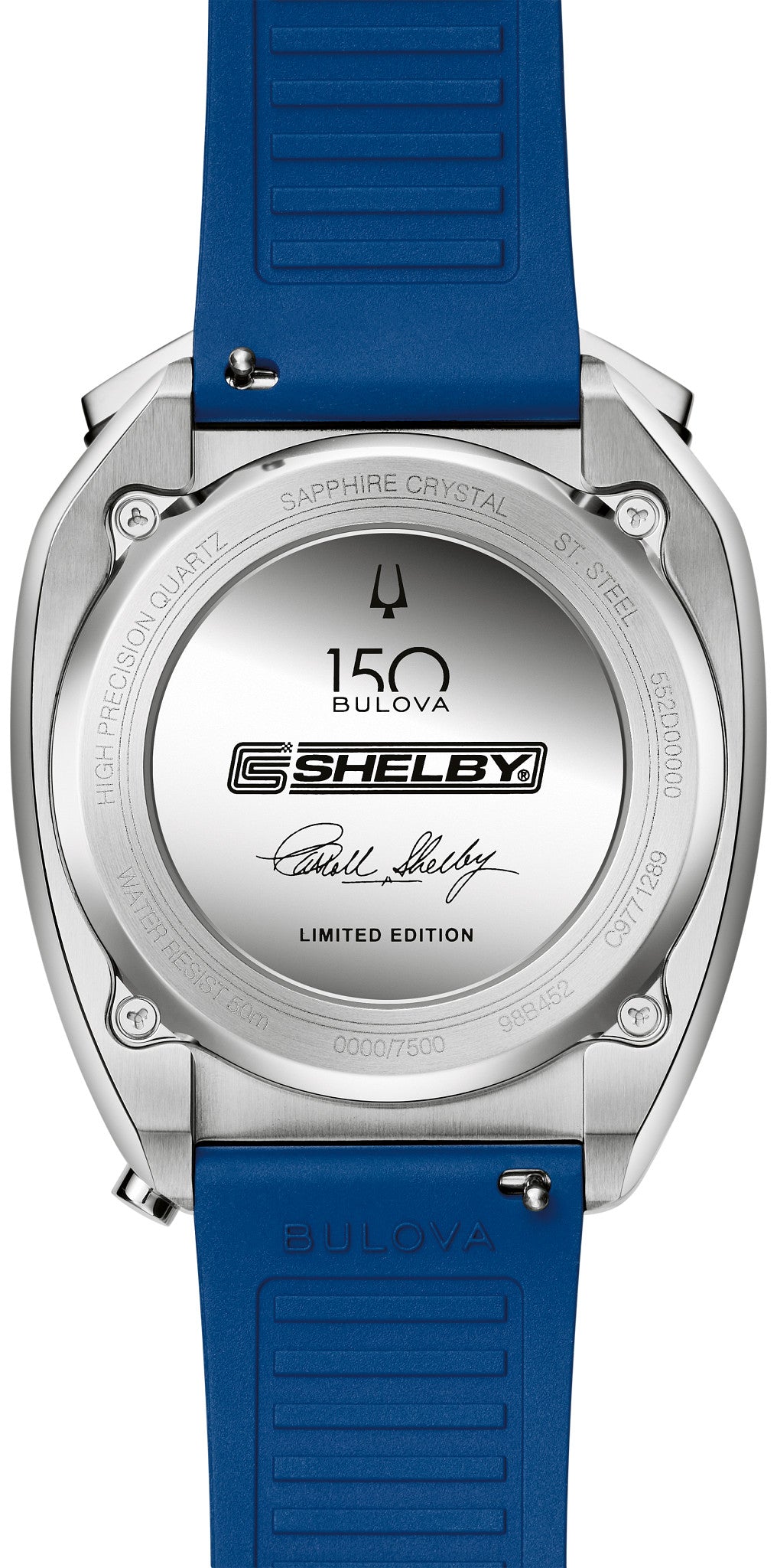 Bulova Shelby Racer Chronograph 98B452 — detail view — Bulova at MEDIUM