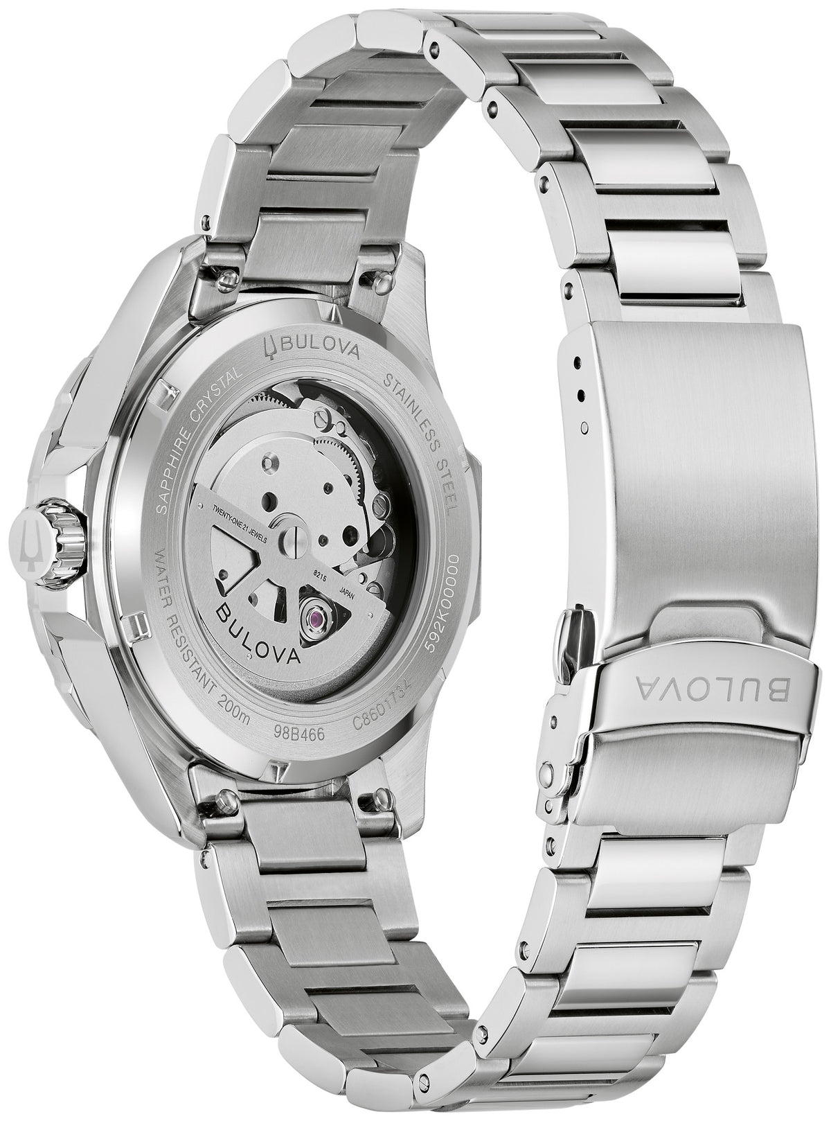 Bulova Marine Star 98B466 — detail view — Bulova at MEDIUM