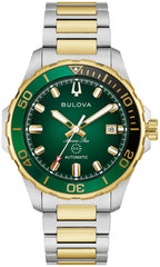 Bulova Marine Star 98B467 two-tone green dial automatic — Bulova at MEDIUM