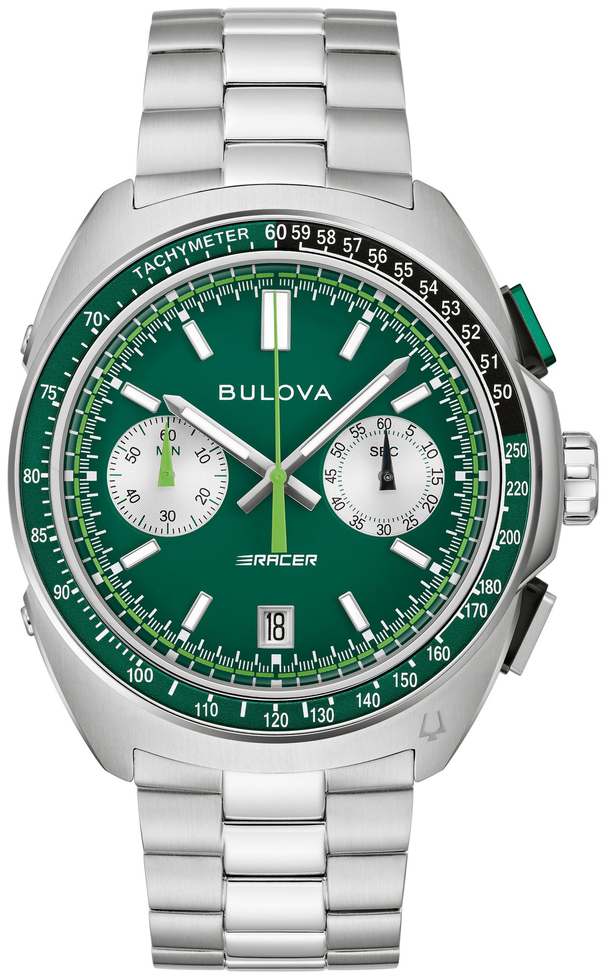 Bulova Racer Chronograph 98B468 — front — Bulova at MEDIUM