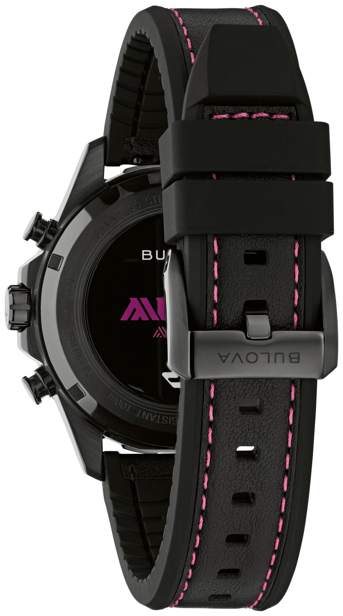 Bulova Marine Star 98B476 · E1 Team Miami — detail view — Bulova at MEDIUM