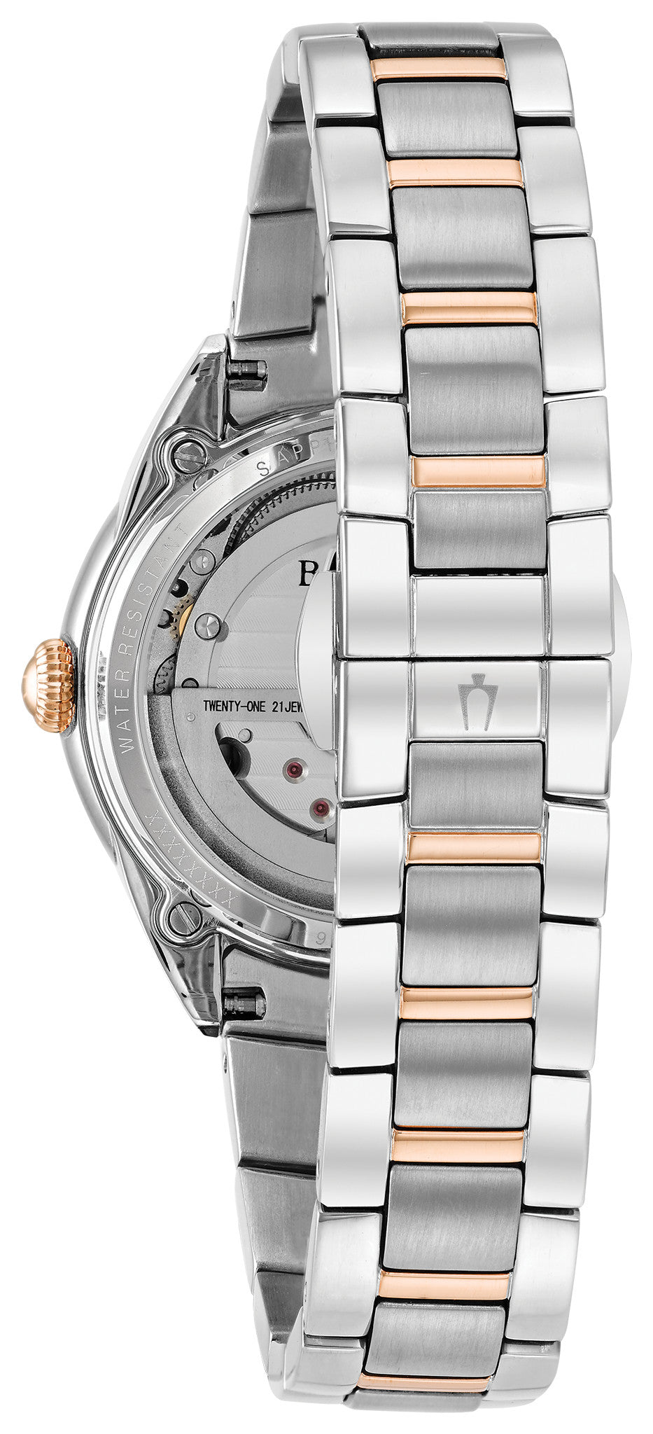 Bulova Sutton Ladies 98P170 — detail view — Bulova at MEDIUM