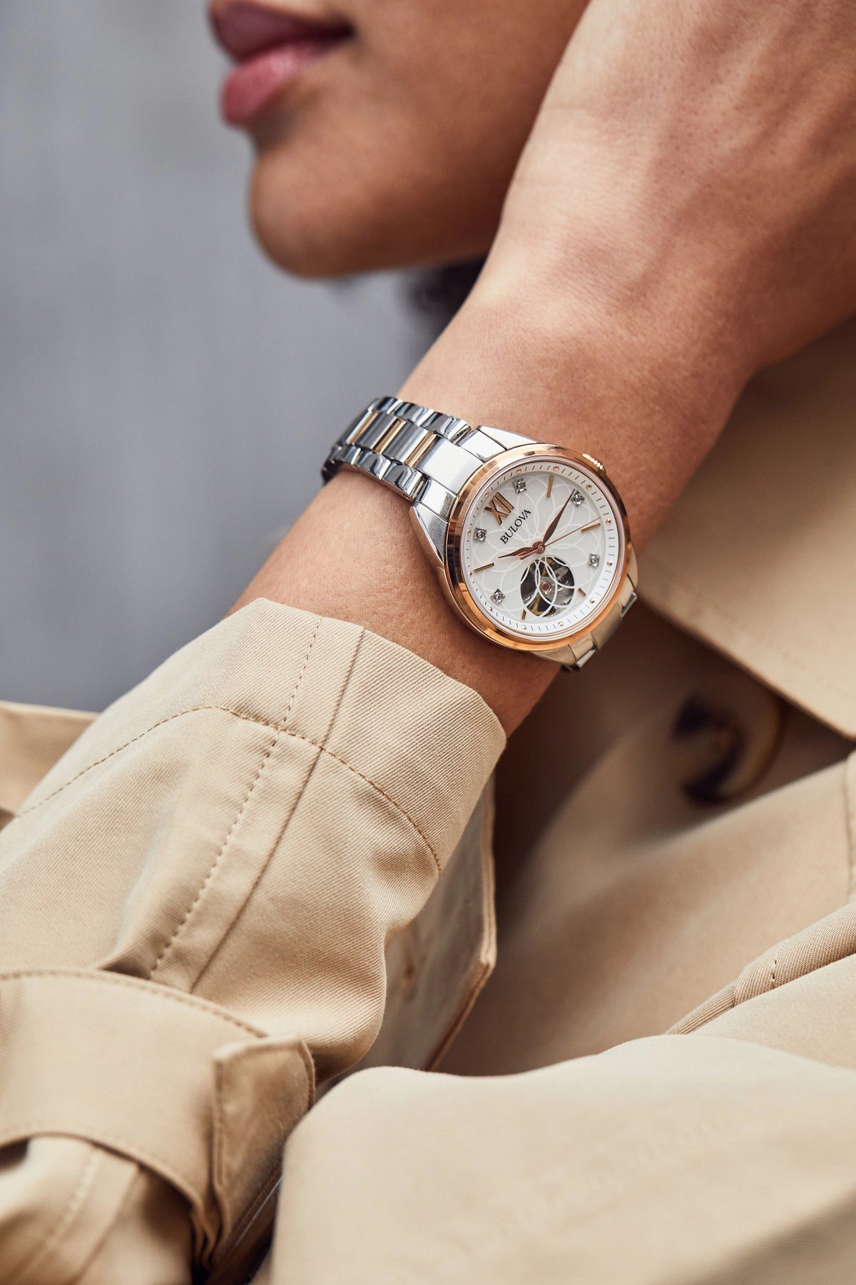 Bulova Sutton Ladies 98P170 — detail view — Bulova at MEDIUM