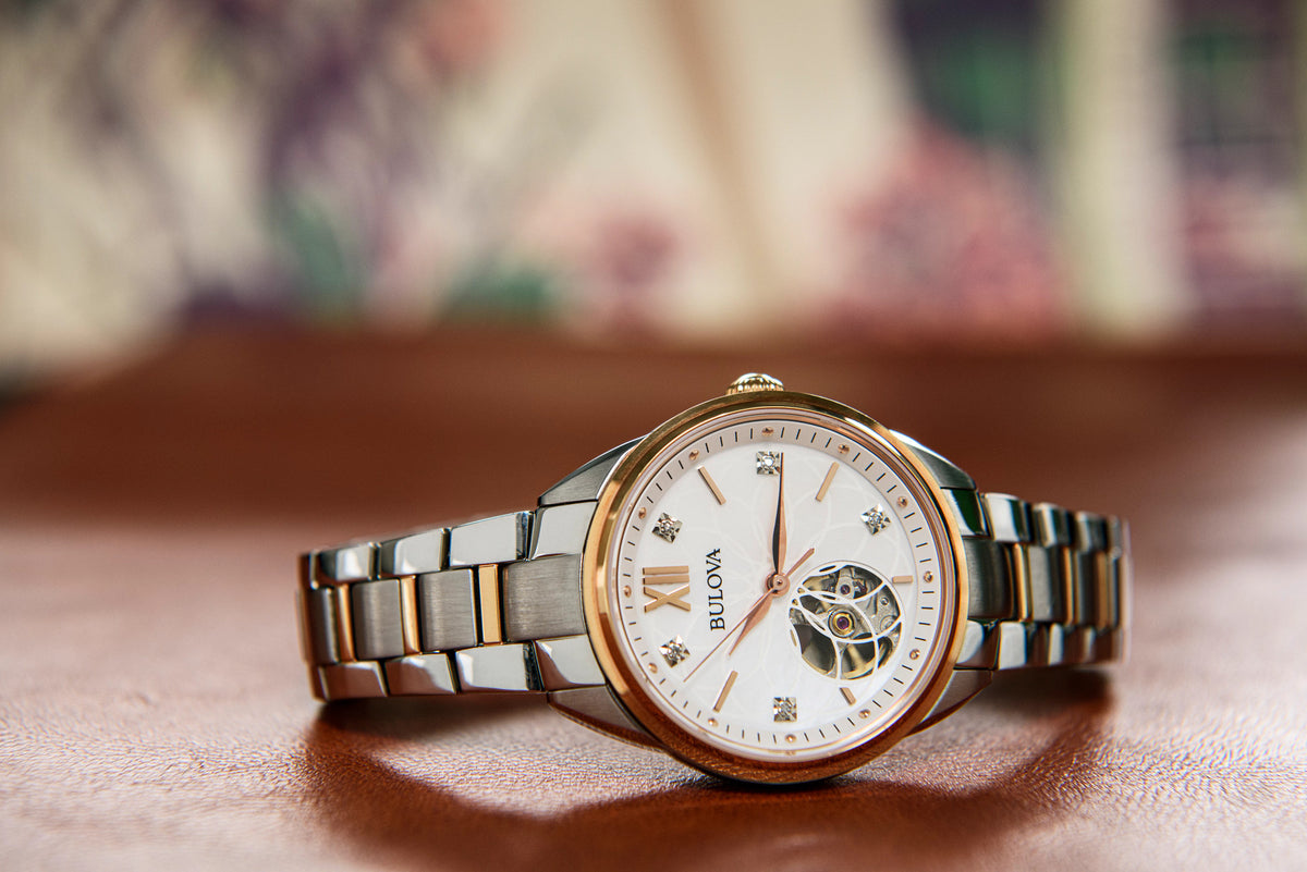 Bulova Sutton Ladies 98P170 — detail view — Bulova at MEDIUM