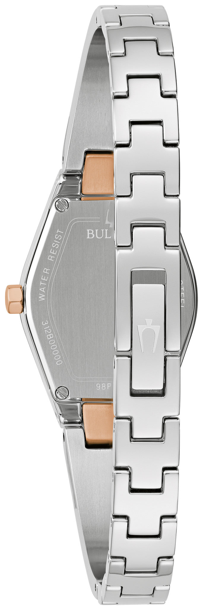 Bulova Gemini Ladies 98P216 — detail view — Bulova at MEDIUM
