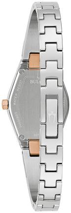 Bulova Gemini Ladies 98P216 — detail view — Bulova at MEDIUM