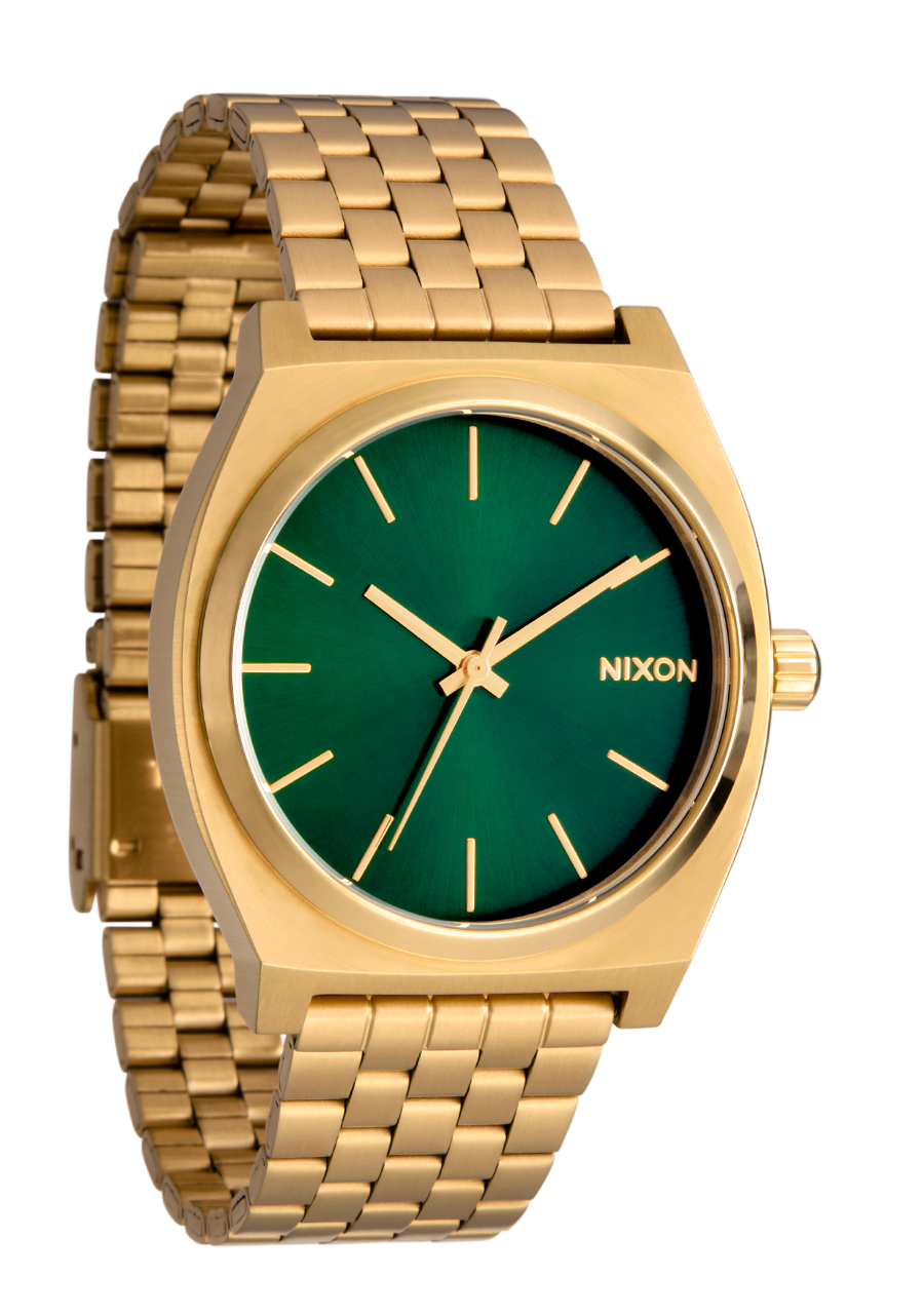 Time Teller - Gold / Green Sunray