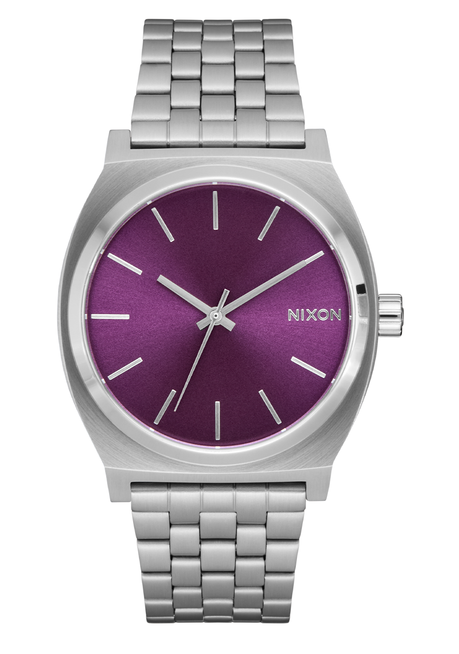 Time Teller - Silver / Purple Sunray