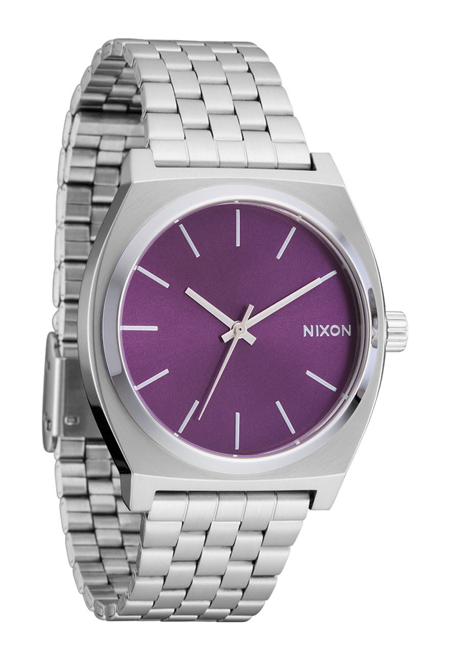 Time Teller - Silver / Purple Sunray