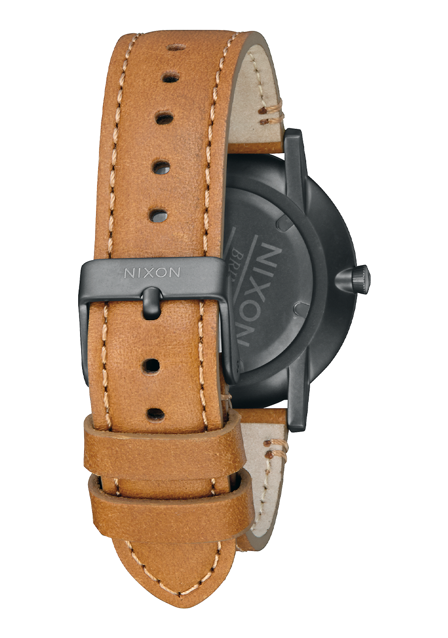 Porter Leather - Gunmetal / Charcoal / Taupe