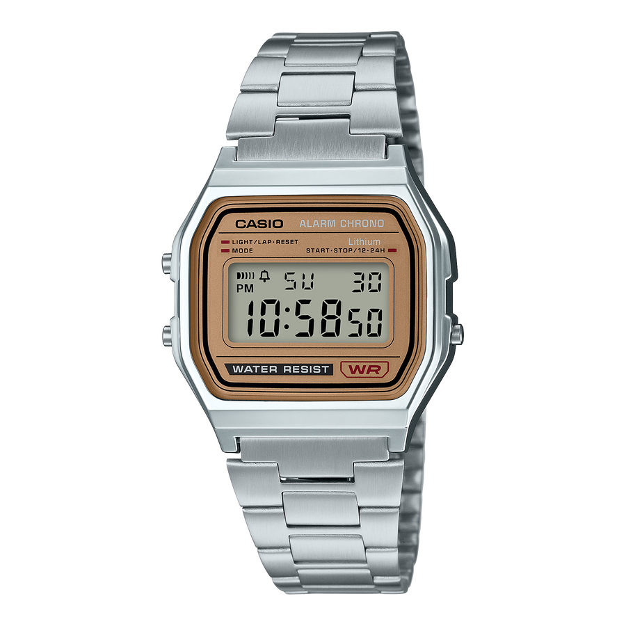 Casio Illuminator A158WEA-9 · Gold