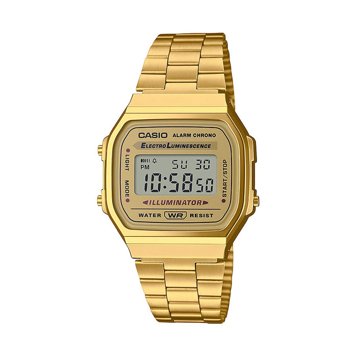 Casio Illuminator A168WG-9 · Gold