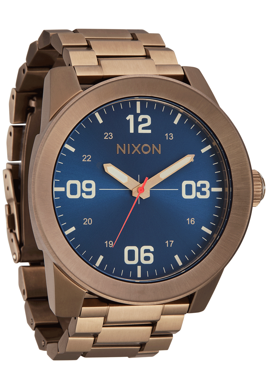 Corporal Stainless Steel - Desert Gold / Arles Blue