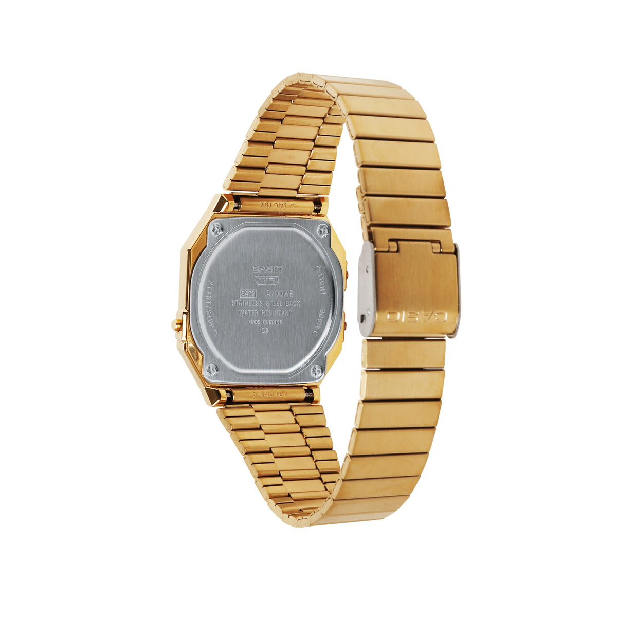 Casio Thin Gold A700 A700WEVG-9A · Gold - back