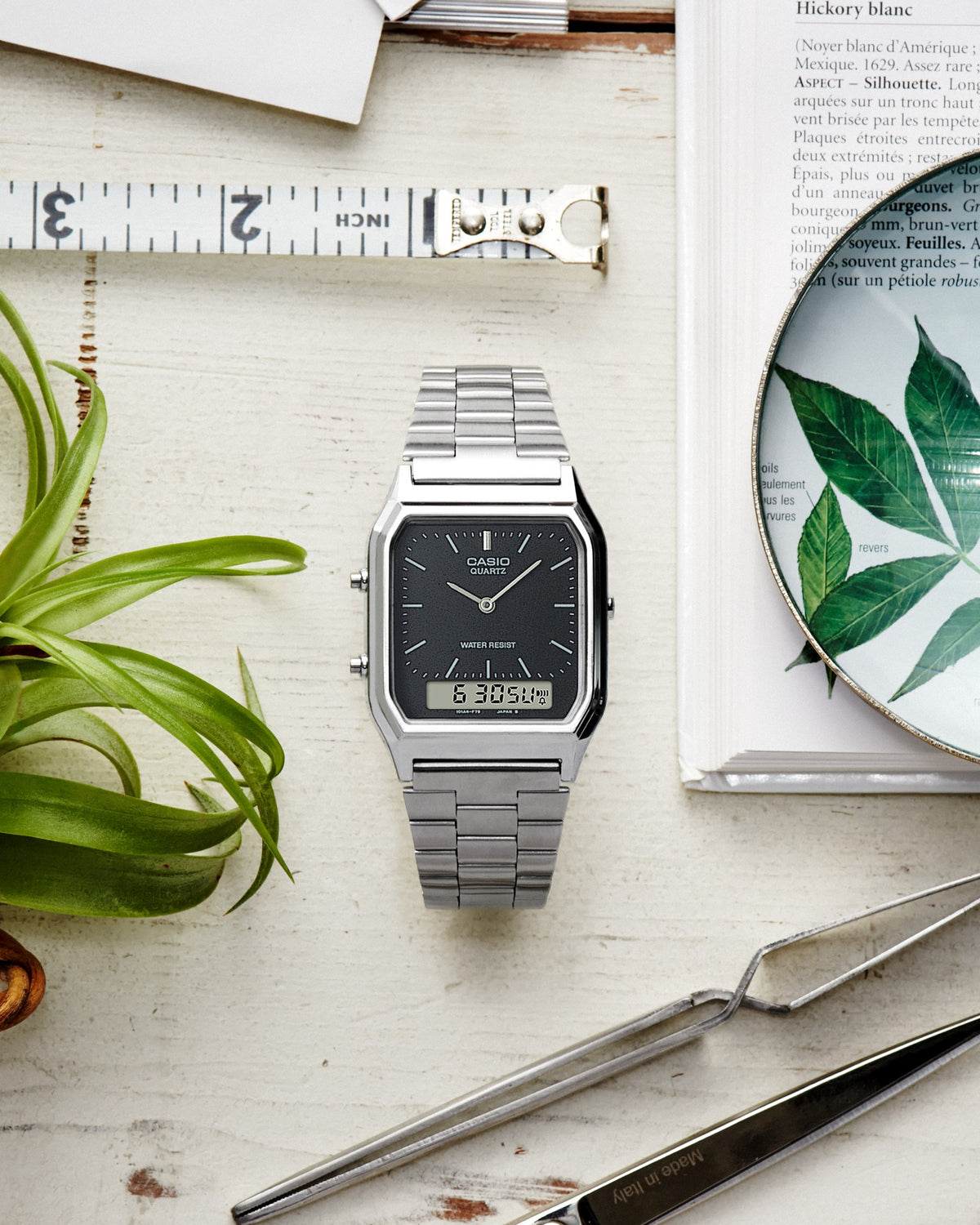 Casio AQ-230 Ana-Digi AQ-230A-1DMQY · Black
