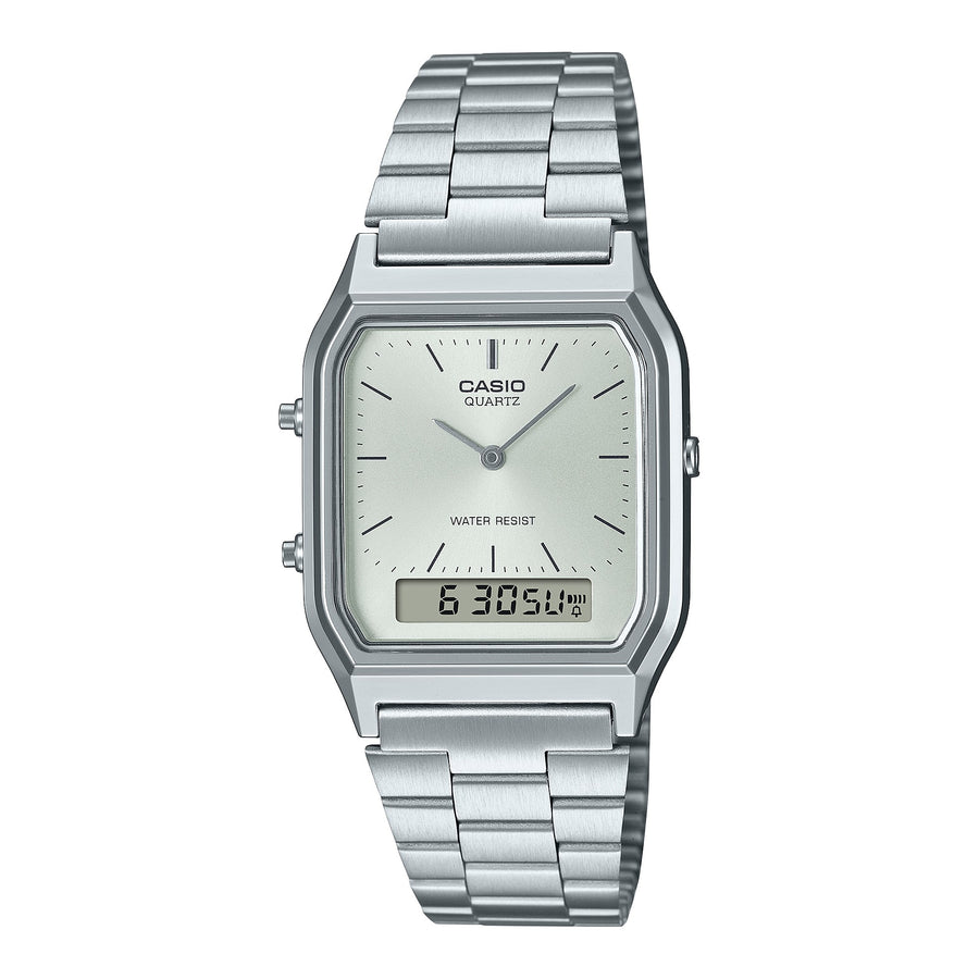 Casio AQ-230 Ana-Digi AQ-230A-7A · White