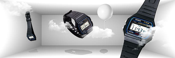 Casio F-91W F-91W-1 - view 2