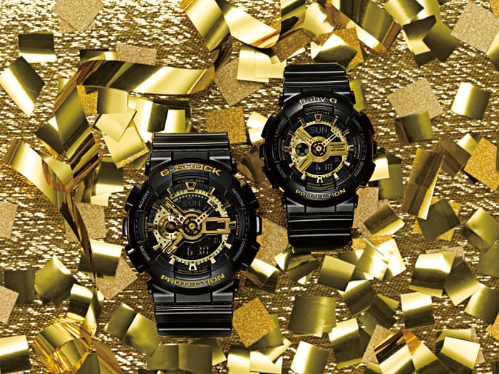 G-SHOCK GA-110 GA-110GB-1A · Black & Gold - view 3