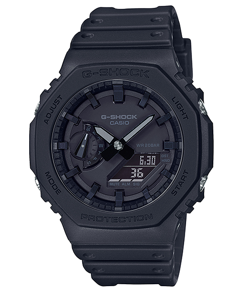 G-SHOCK GA-2100 Octagon GA-2100-1A1 · Blackout
