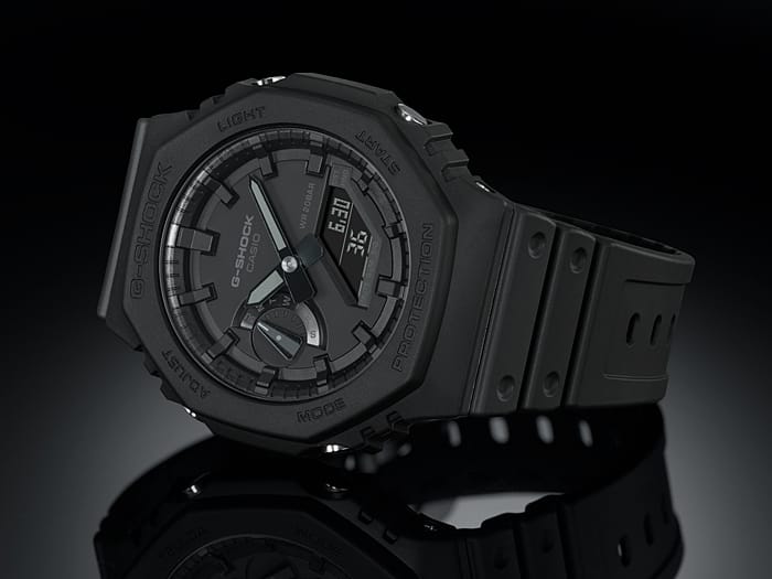 G-SHOCK GA-2100 Octagon GA-2100-1A1 · Blackout