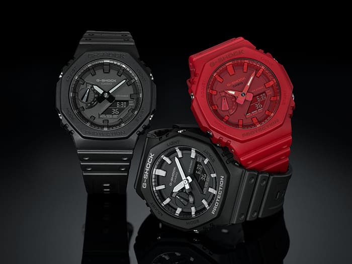 G-SHOCK GA-2100 Octagon GA-2100-1A · Black & White