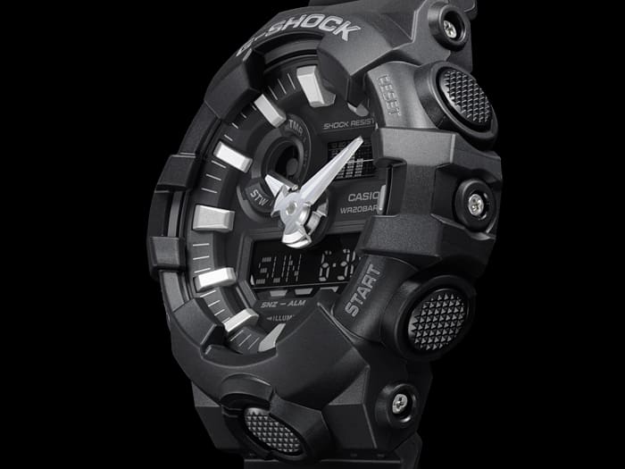G-SHOCK GA-700 GA-700-1B · Black - view 2