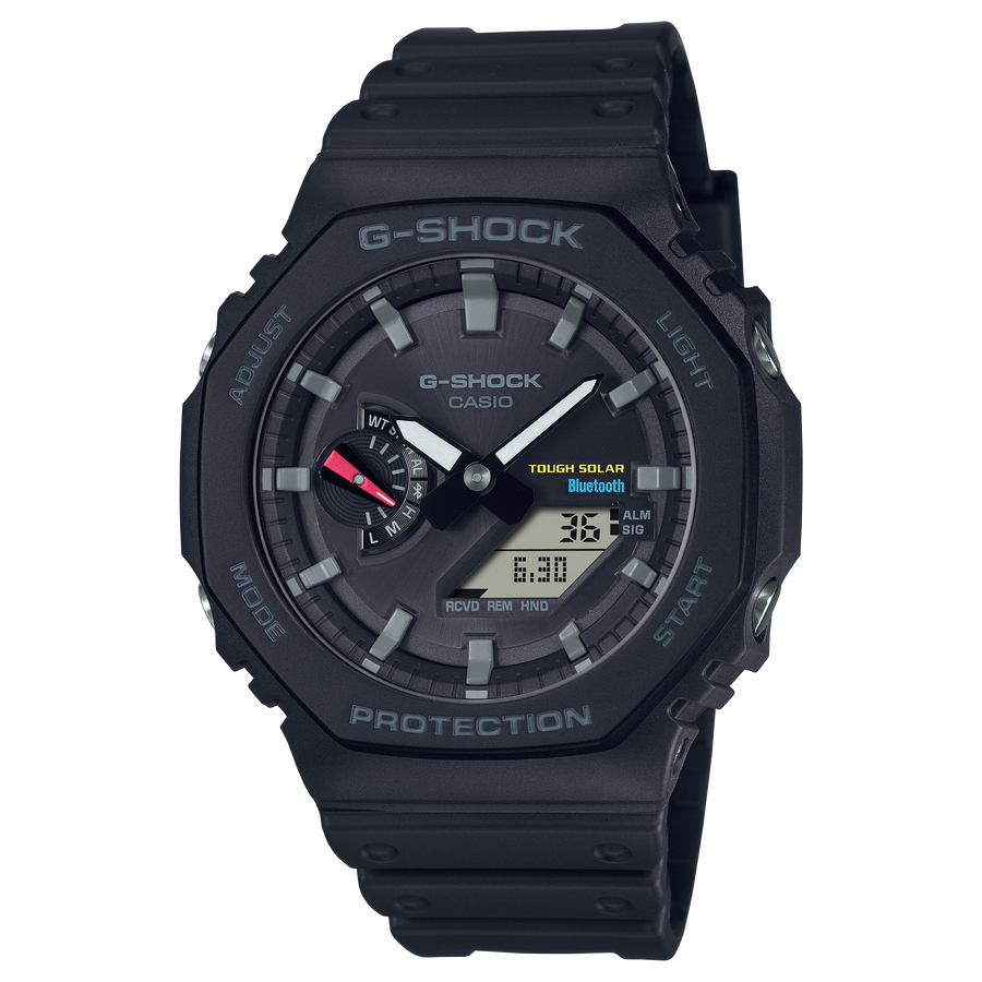 G-SHOCK Solar GA-B2100 Octagon GA-B2100-1A · Black