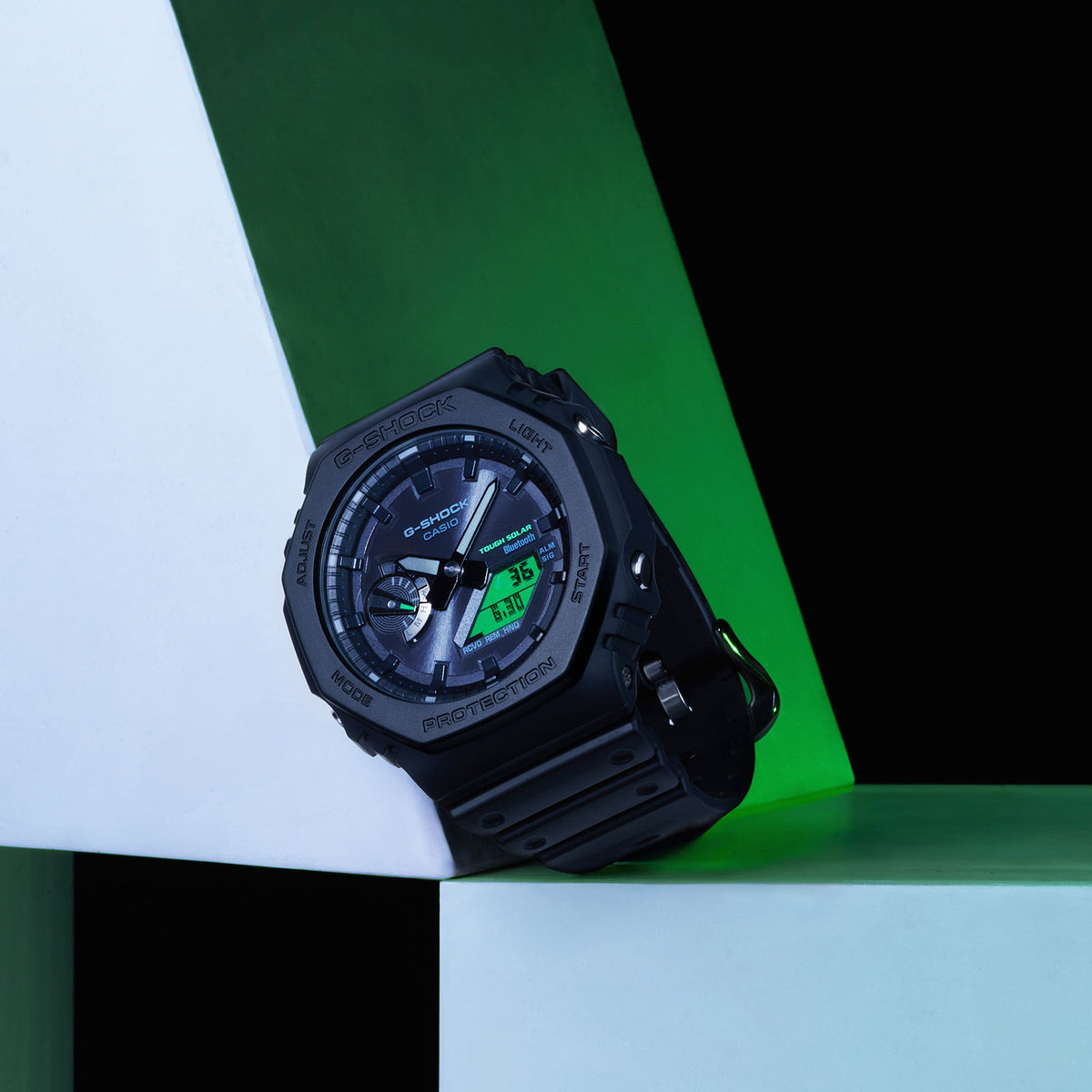 G-SHOCK Solar GA-B2100 Octagon GA-B2100BEG-1A - view 3