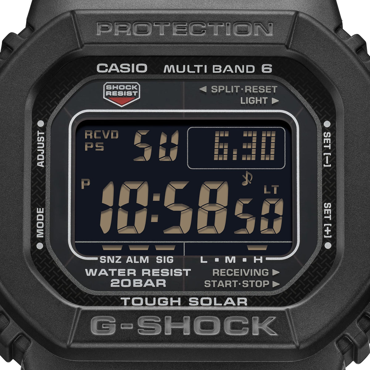 G-SHOCK Solar Atomic Square GW-M5610U-1B - view 2