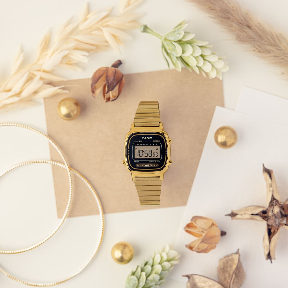 Casio Petite Gold LA670WGA-1