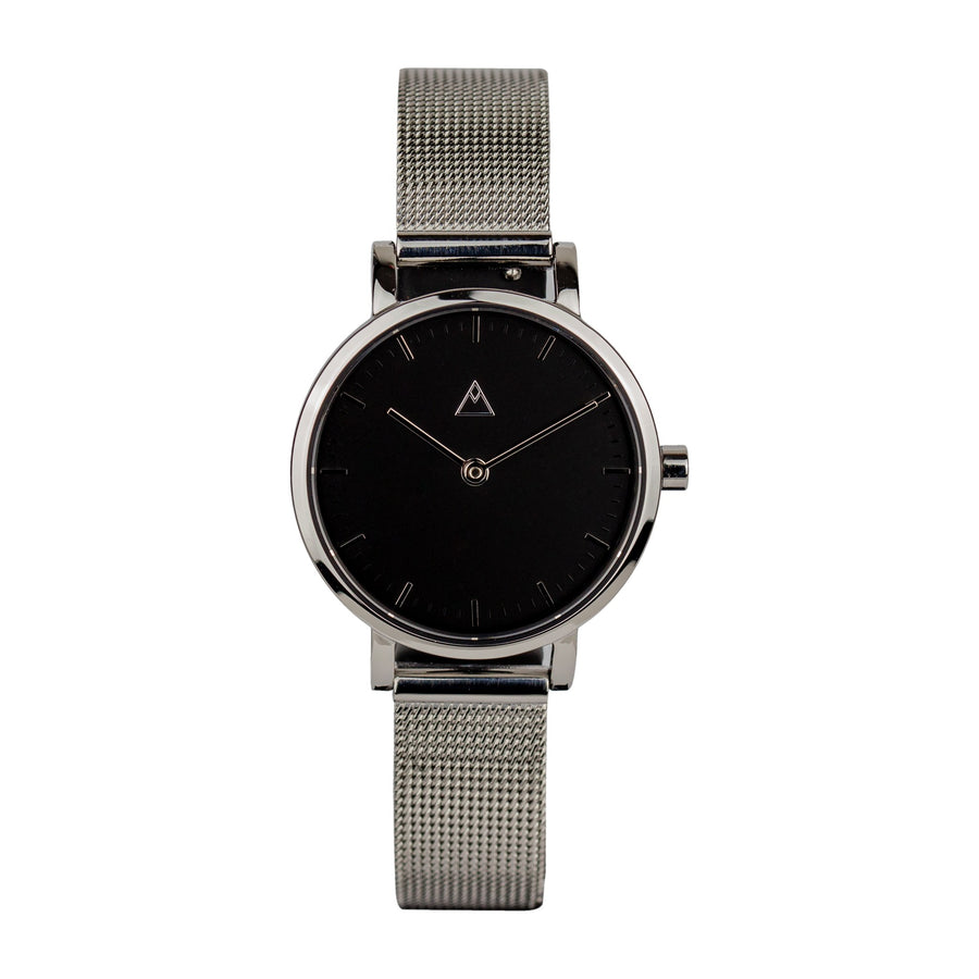 The Base 28 · Black / Silver / Silver Mesh